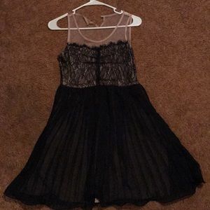 Black and cream dress